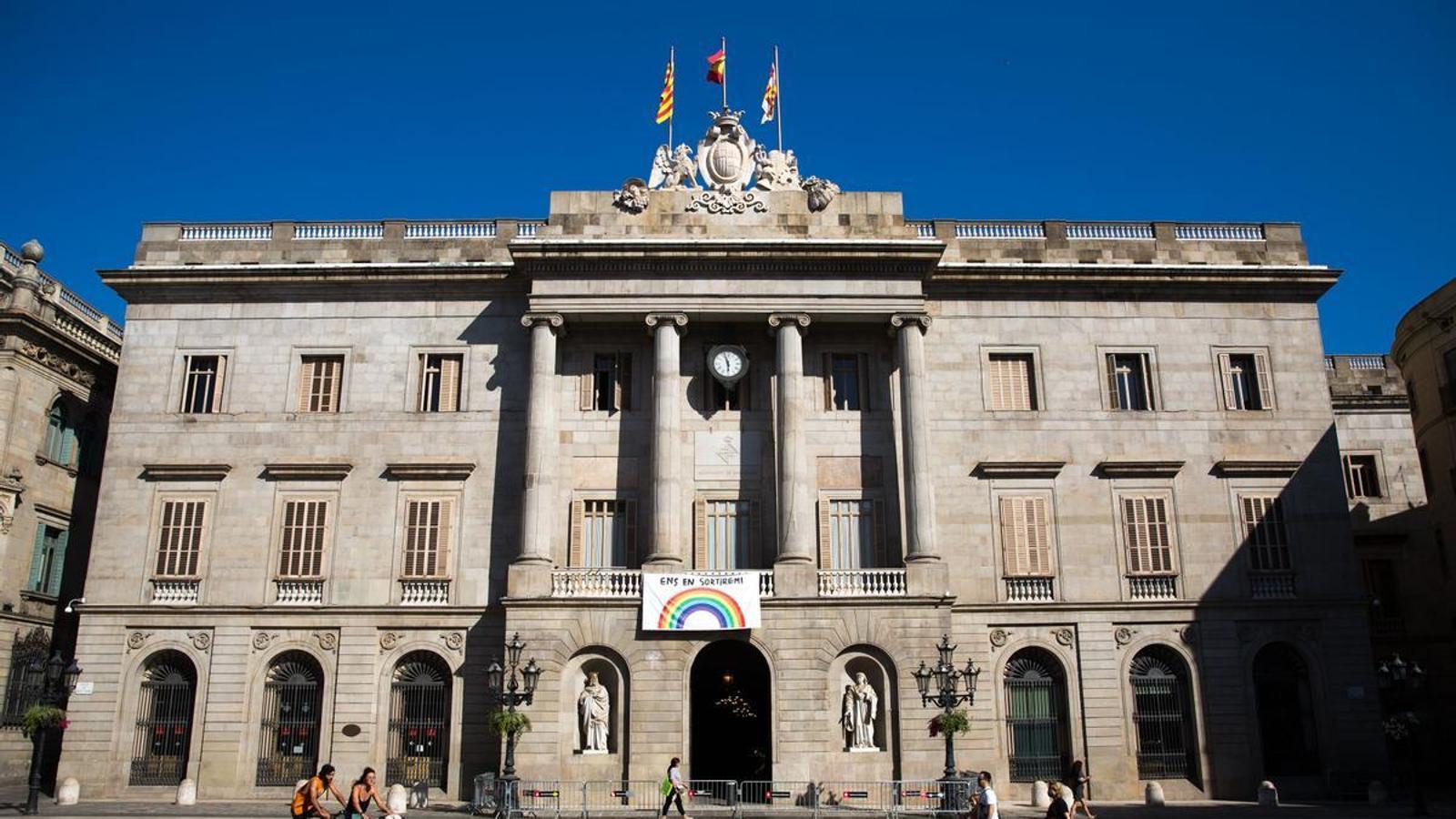 The façade of Barcelona City Hall in an archive photograph.