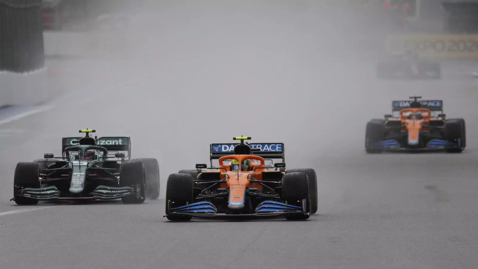 Lando Norris durant la sessió de classificació