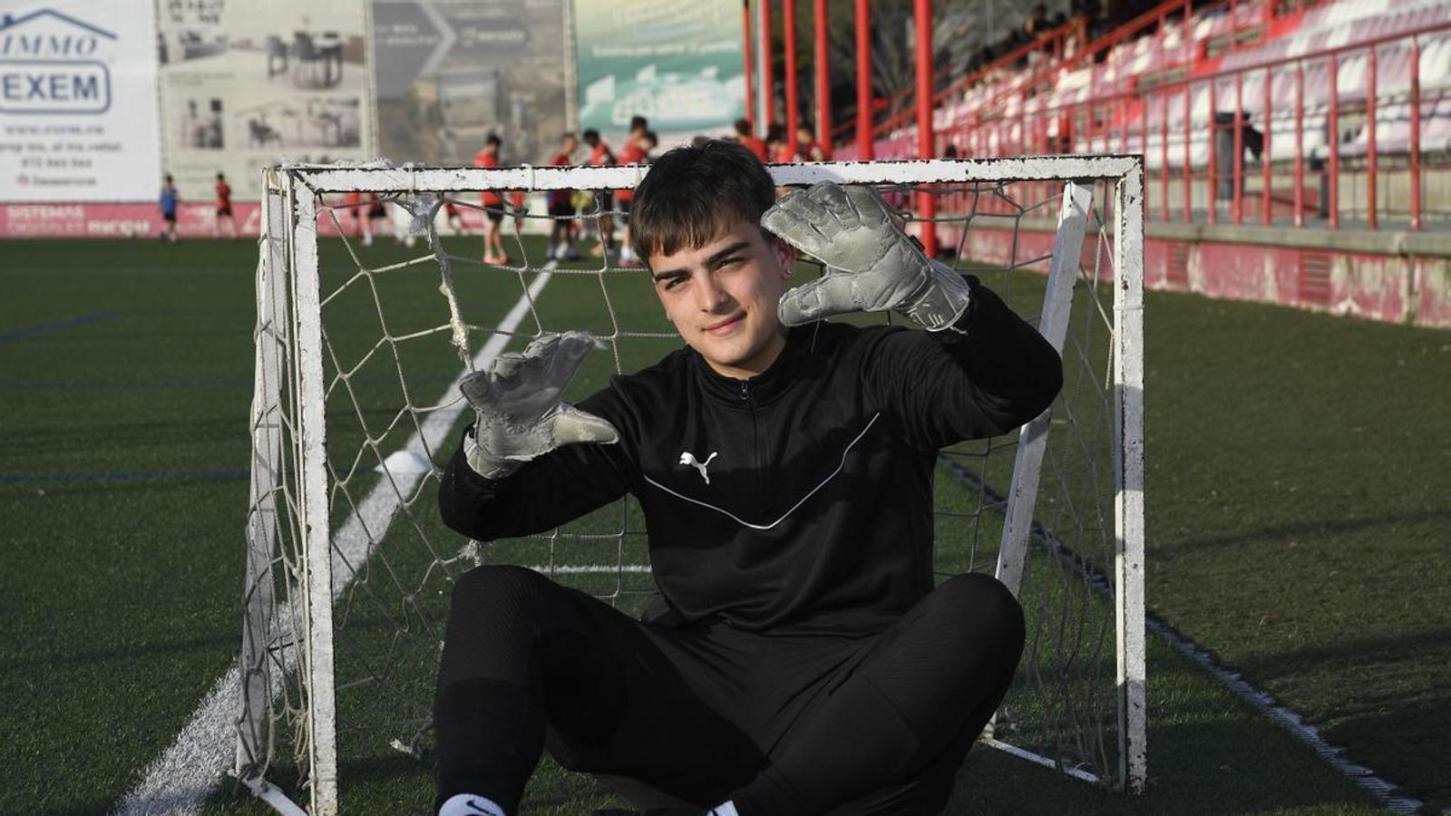 Martí Bach entrenando.