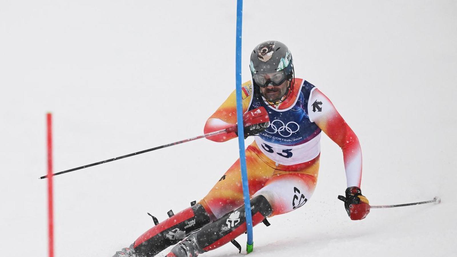 Quim Salarich se clasifica por la segunda bajada del eslalon olímpico