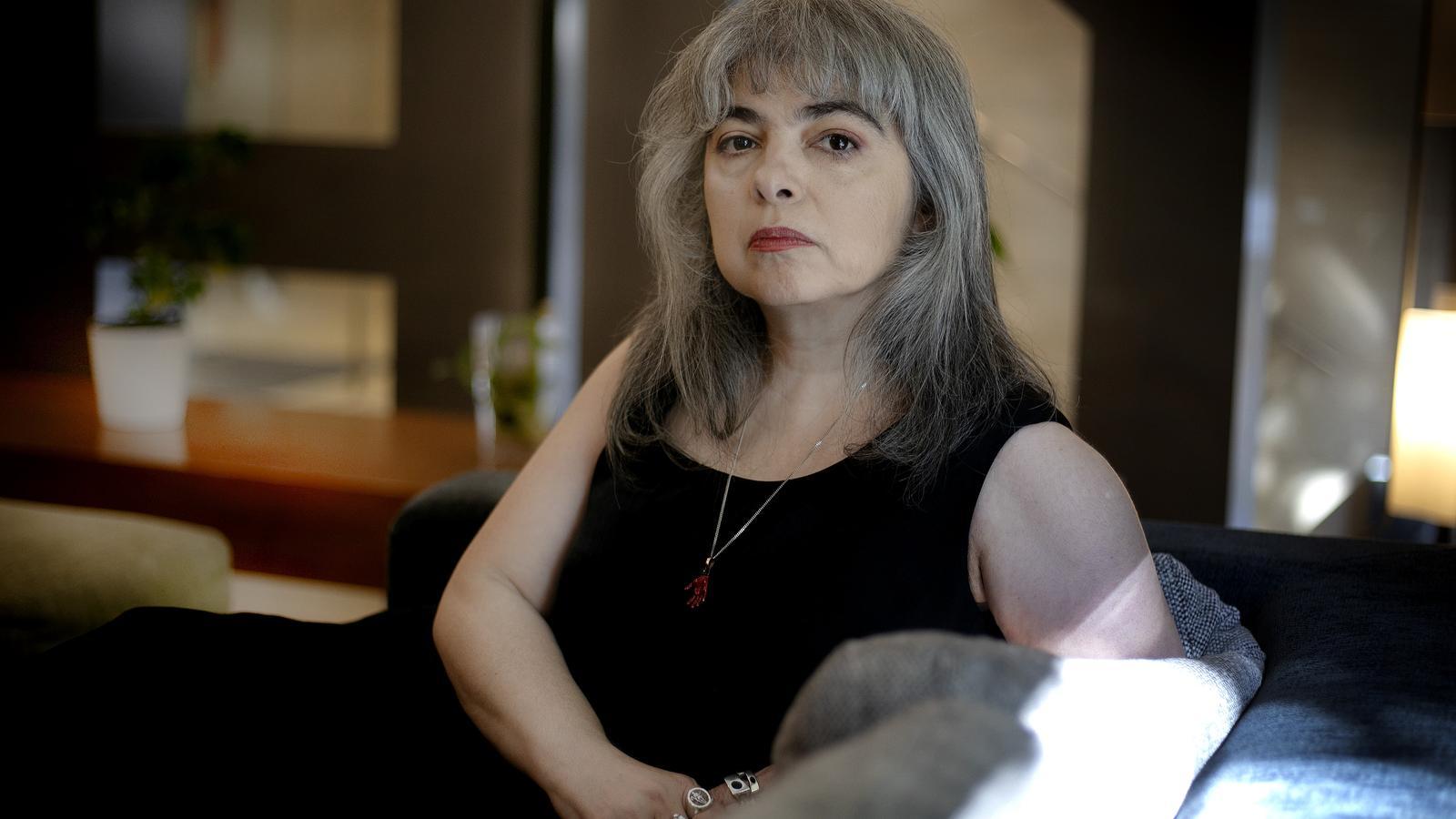 Mariana Enriquez this Monday in Barcelona.