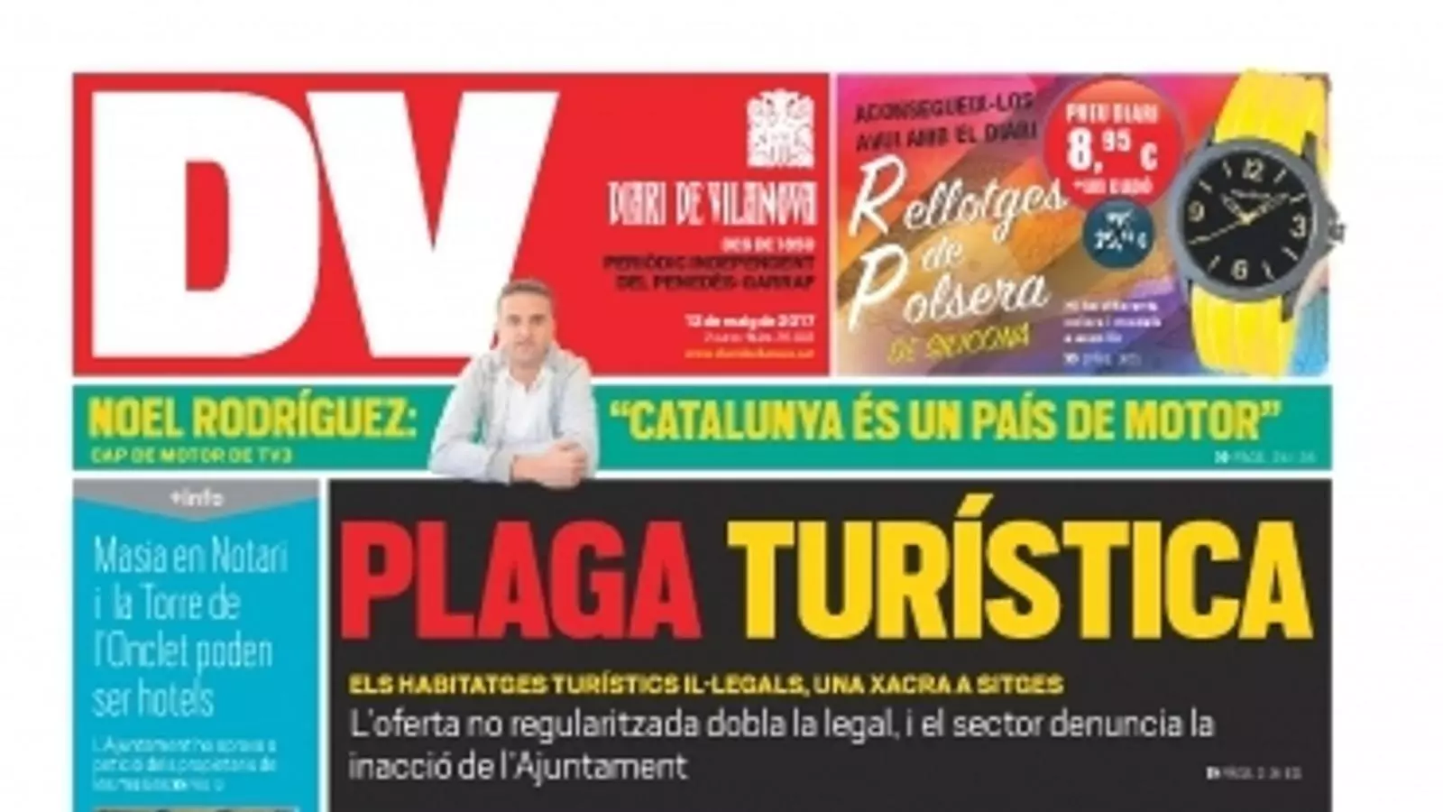 El ‘Diari de Vilanova’, degà de la premsa, en situació límit altre cop