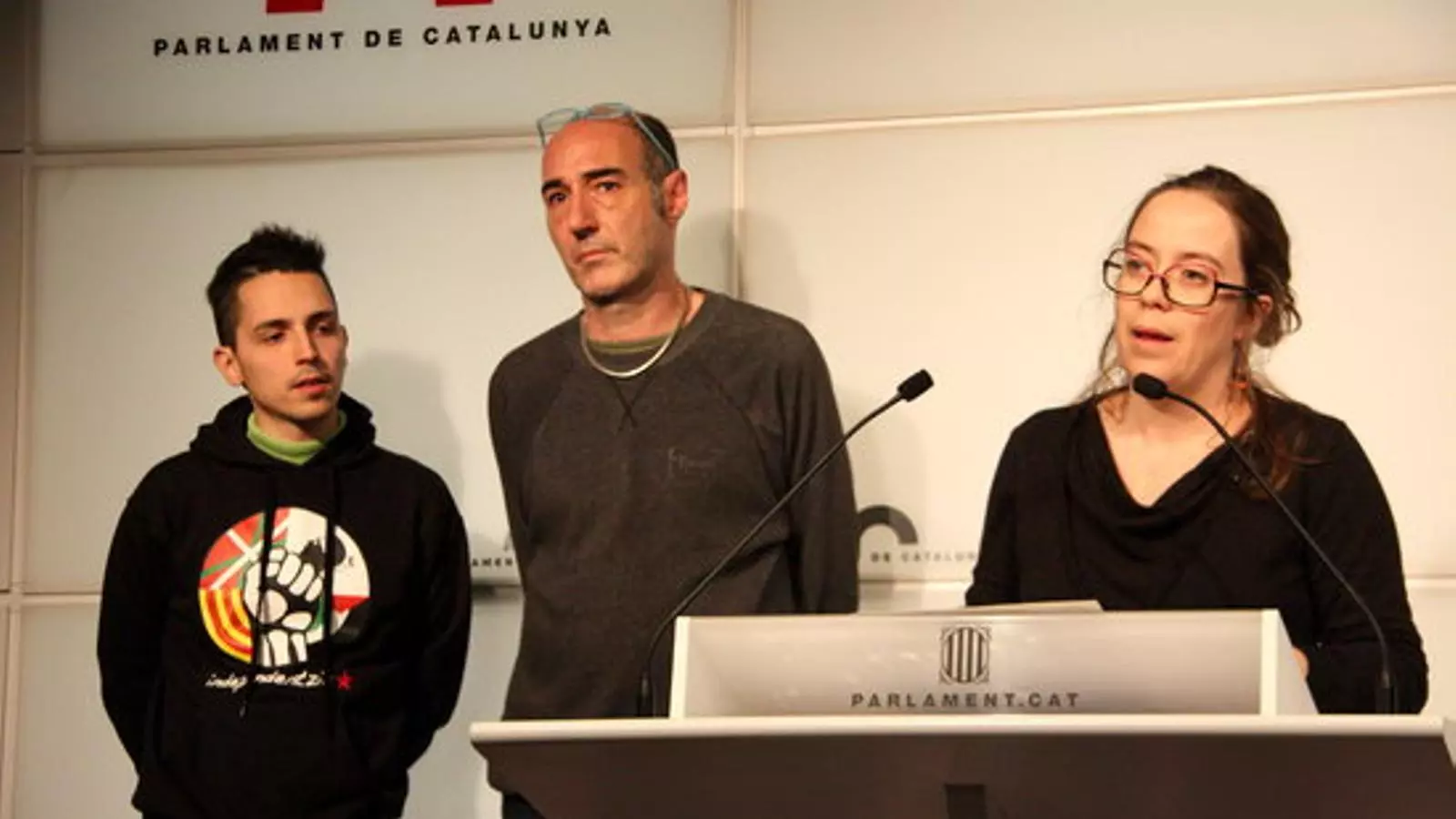 La diputada de la CUP, Eulàlia Reguant, al Parlament / ACN