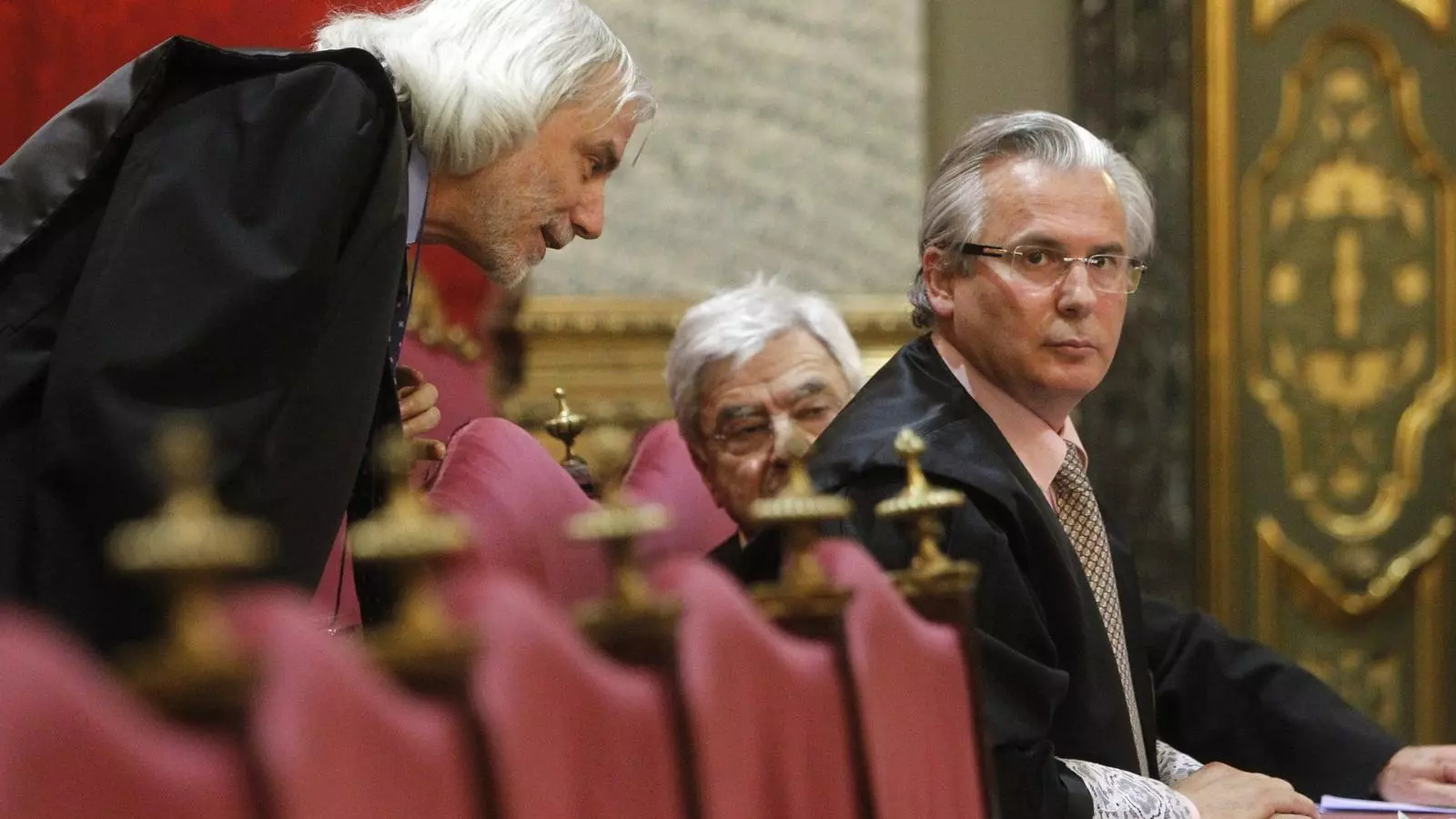 El jutge Baltasor Garzón el 17 de gener, durant el judici per les gravacions del cas Gürtel.