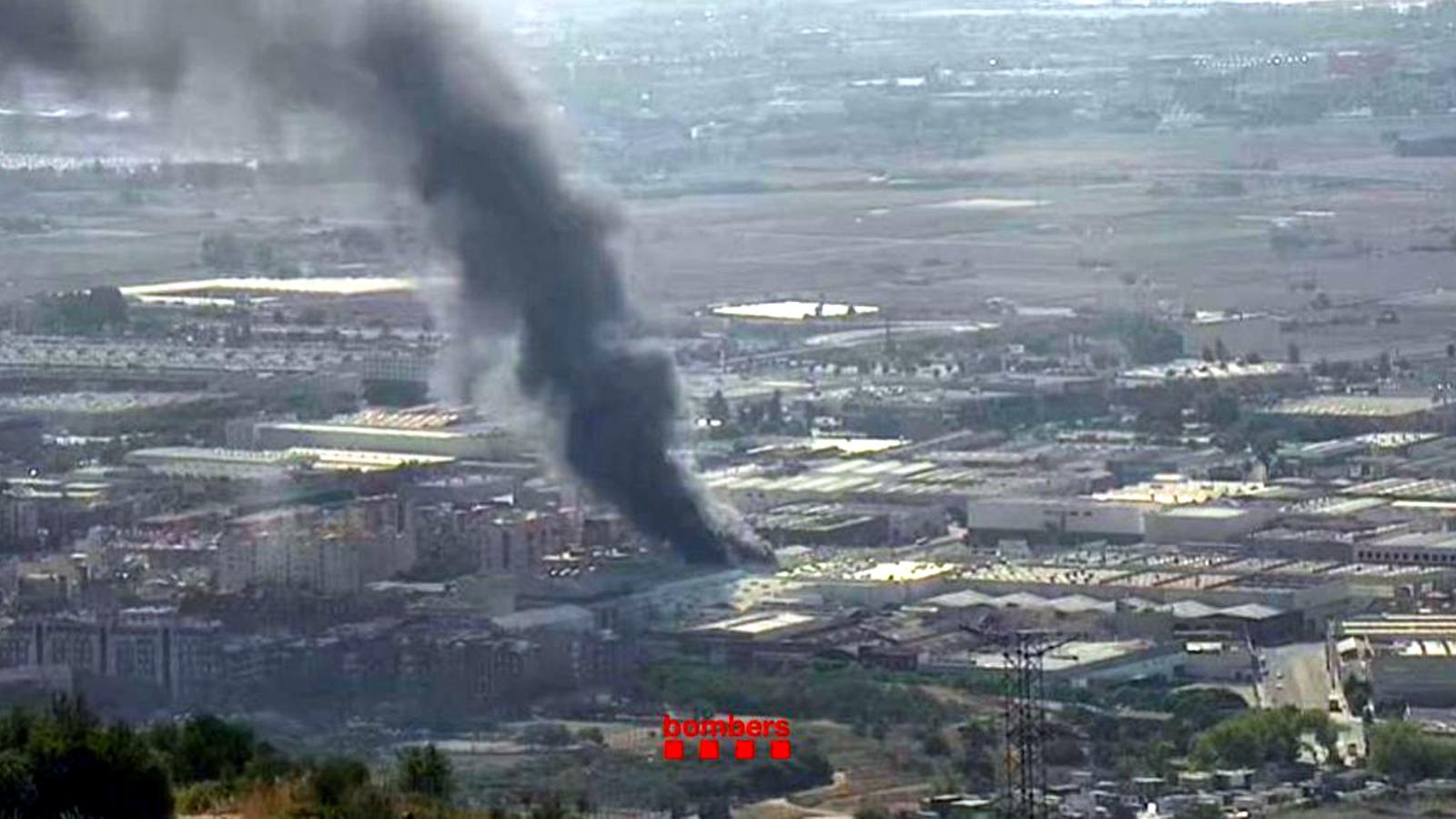 A picture of the fire