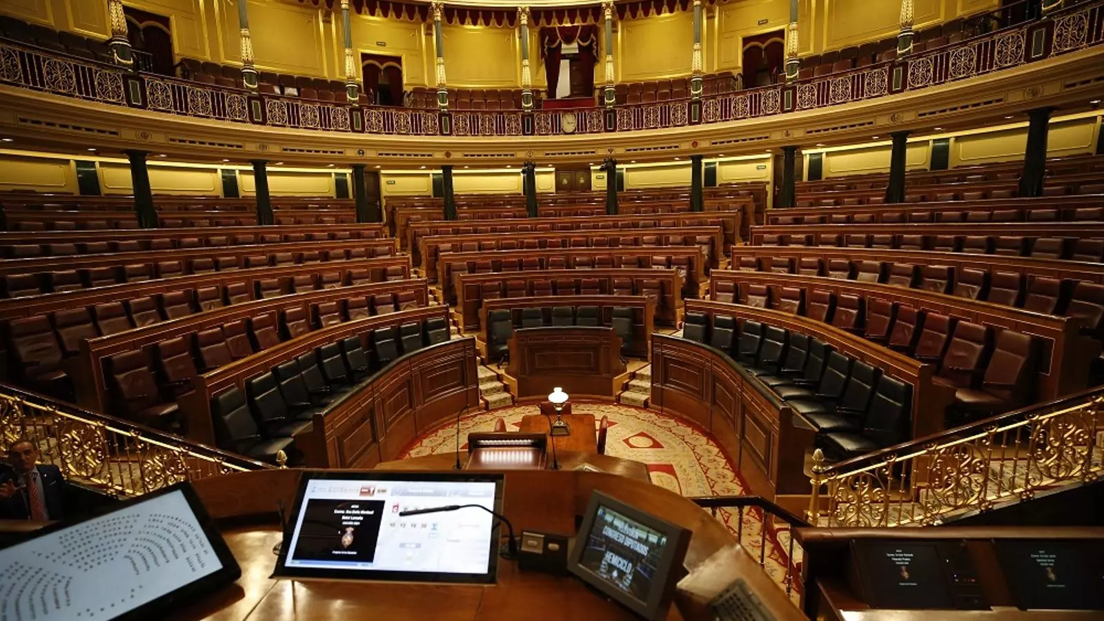 El hemiciclo del Congreso de Diputados, en Madrid, en una imagen de archivo.