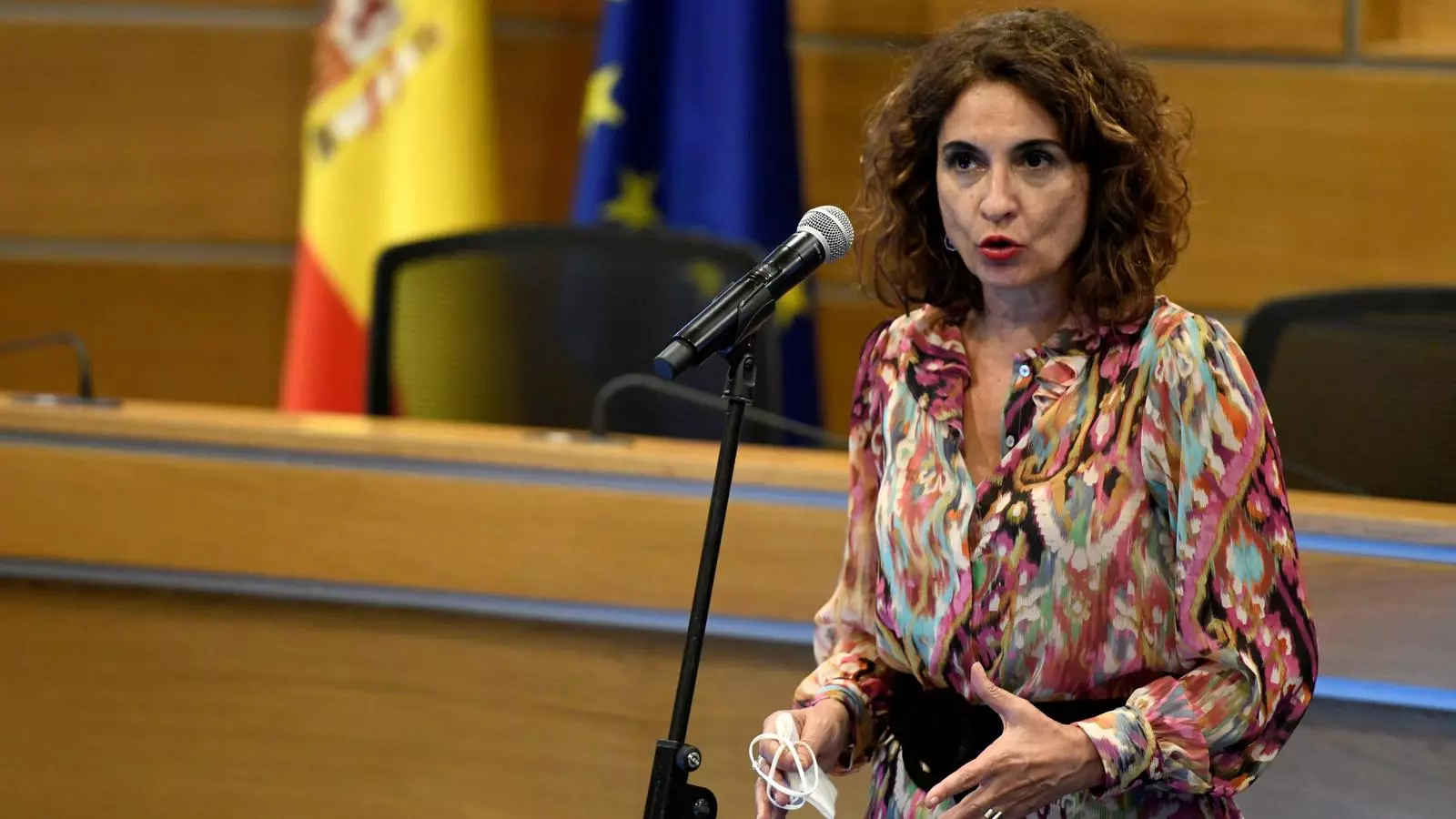 La ministra d'Hisenda, María Jesús Montero, en una imatge d'arxiu