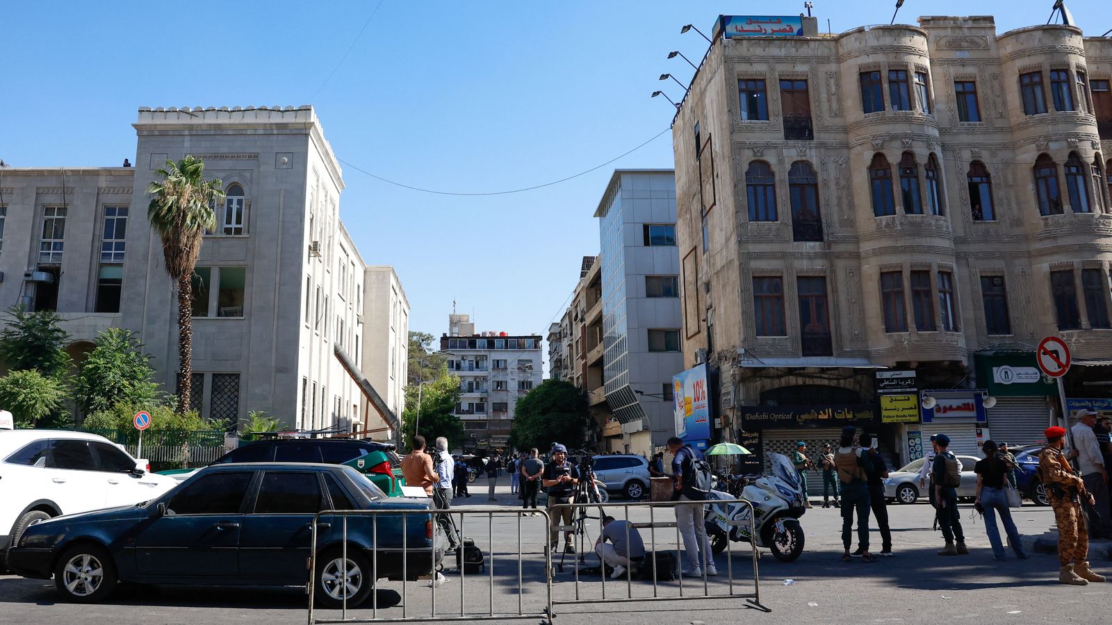 An explosion in the center of Damascus, Syria, leaves at least five dead