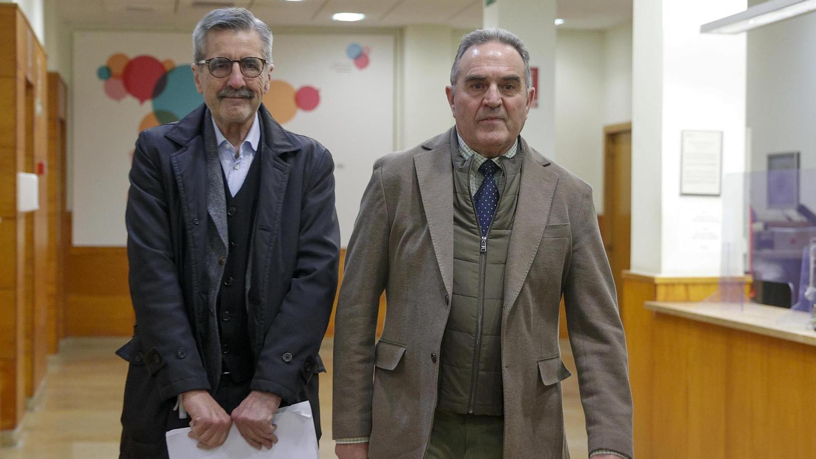 State Commissioner for the DANA, José María Ángel (left of the image), with the Vice President and Second Vice President and Advisor for Economic and Social Recovery, Francisco José Gan Pampols, in a file image.