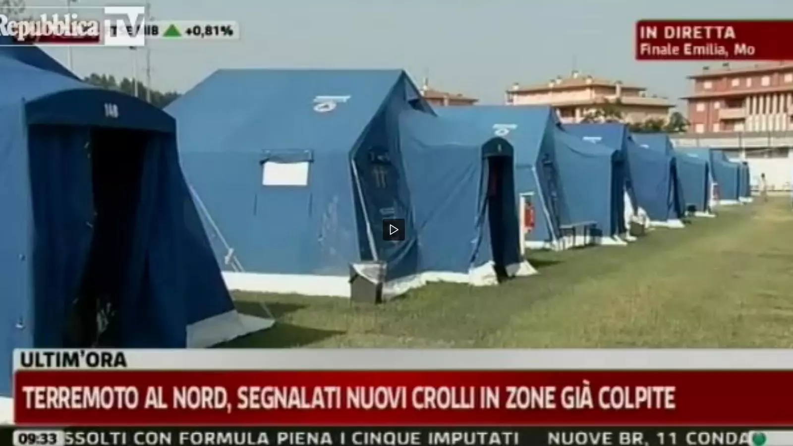 Terratrèmol de 5,8 graus al nord d'Itàlia