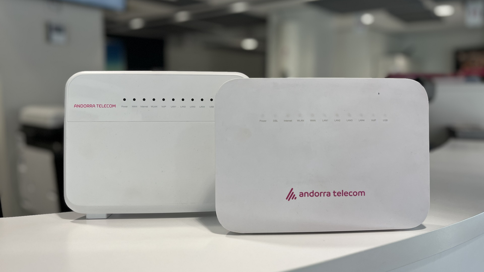 Els nous routers d'Andorra Telecom.