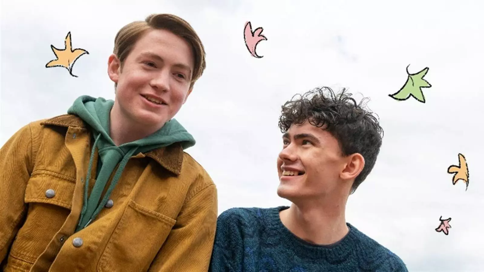 Los actores Kit Connor y Joe Locke a la serie 'Heartstopper'