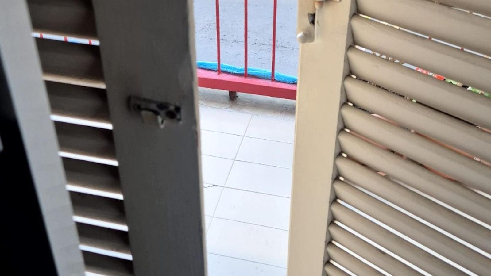 Der Wohnsitz, an dem die Frau gerettet wurde.