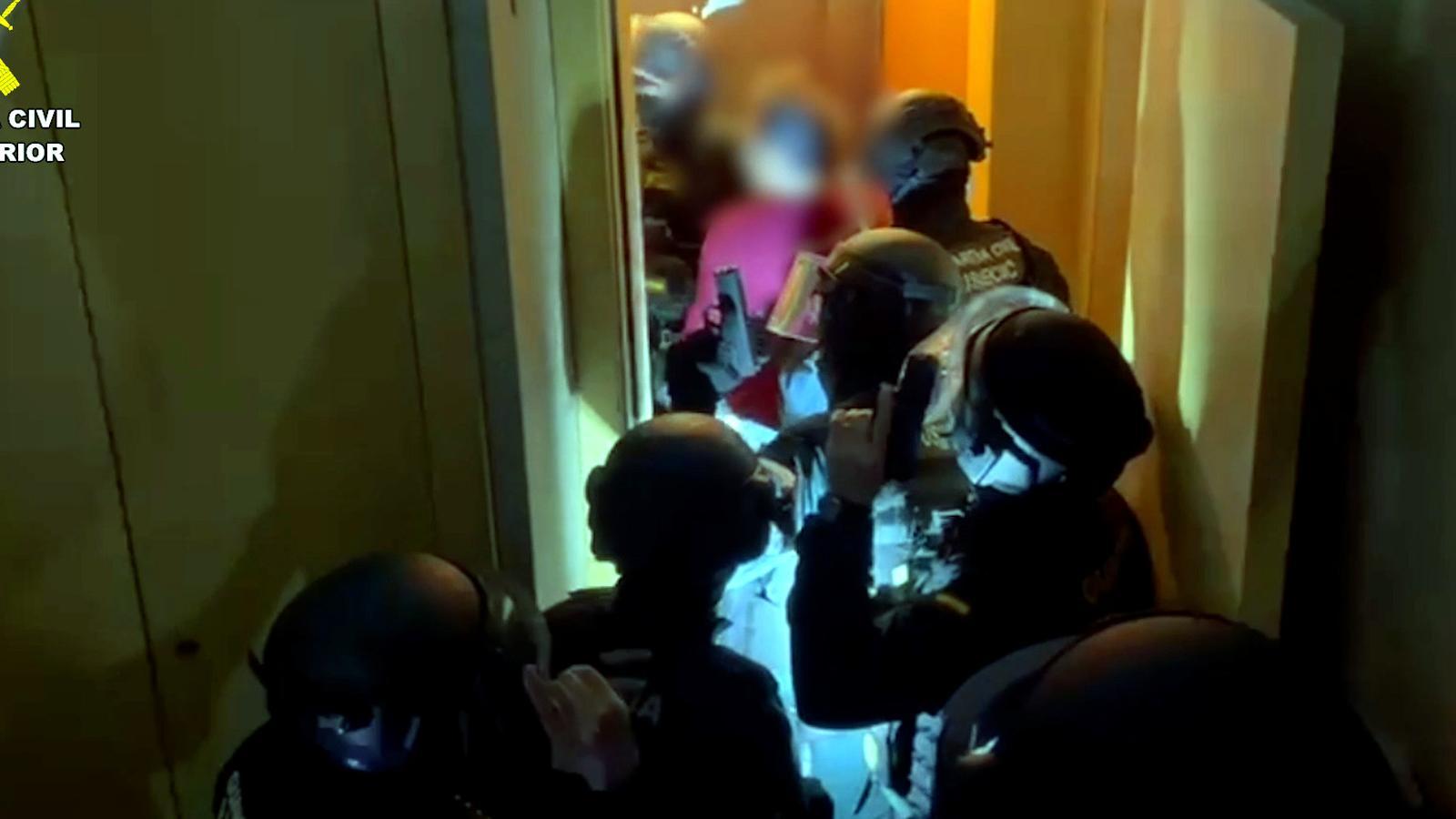 During the investigation, several searches were carried out.