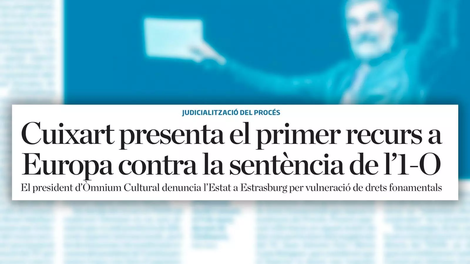 L'anàlisi d'Antoni Bassas: "«Magnanimitat» mirant Europa de reüll"