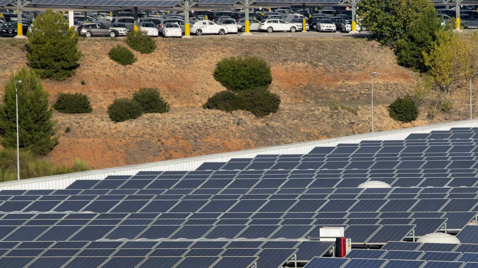 Parco solar en la fábrica Seat