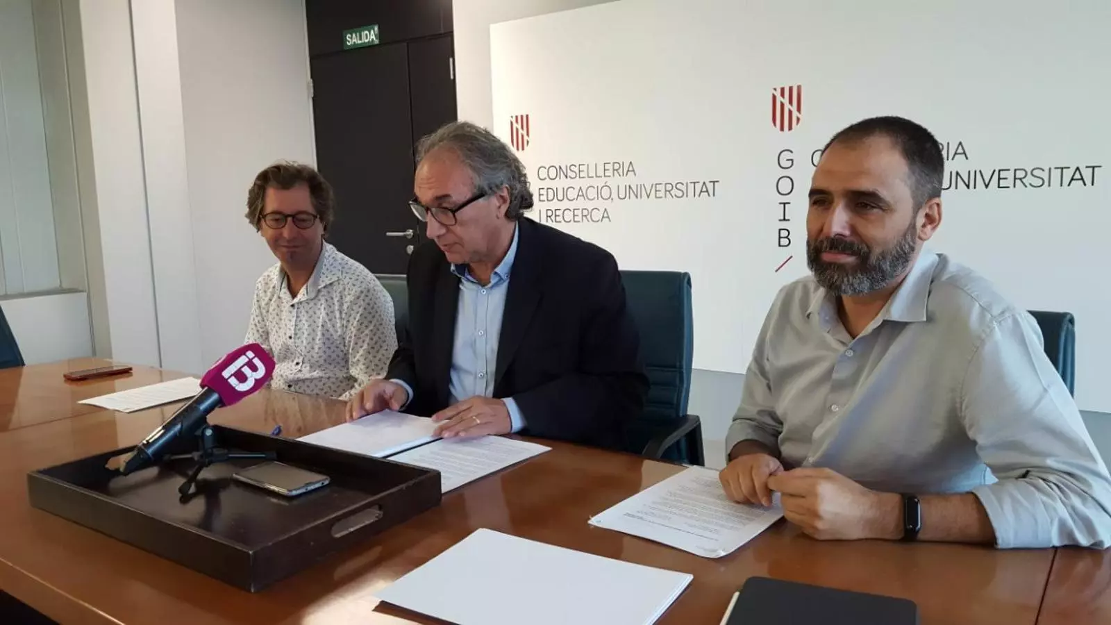El conseller d'educació, Martí March presenta el curs d'FP