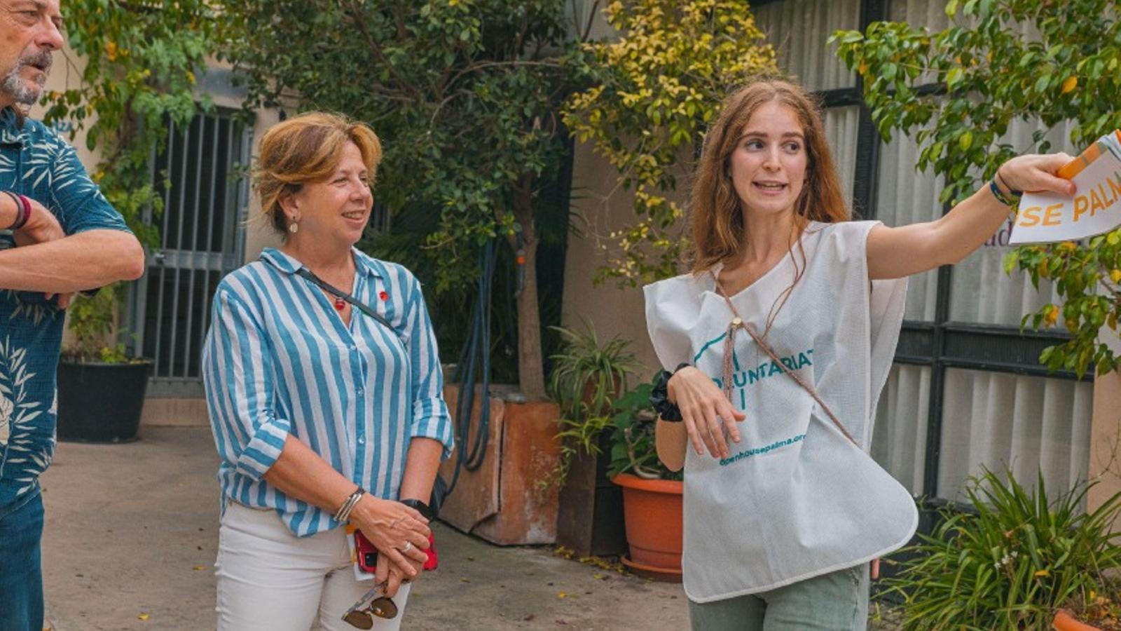 Ein Freiwilliger bei der letzten Ausgabe von Open House Palma