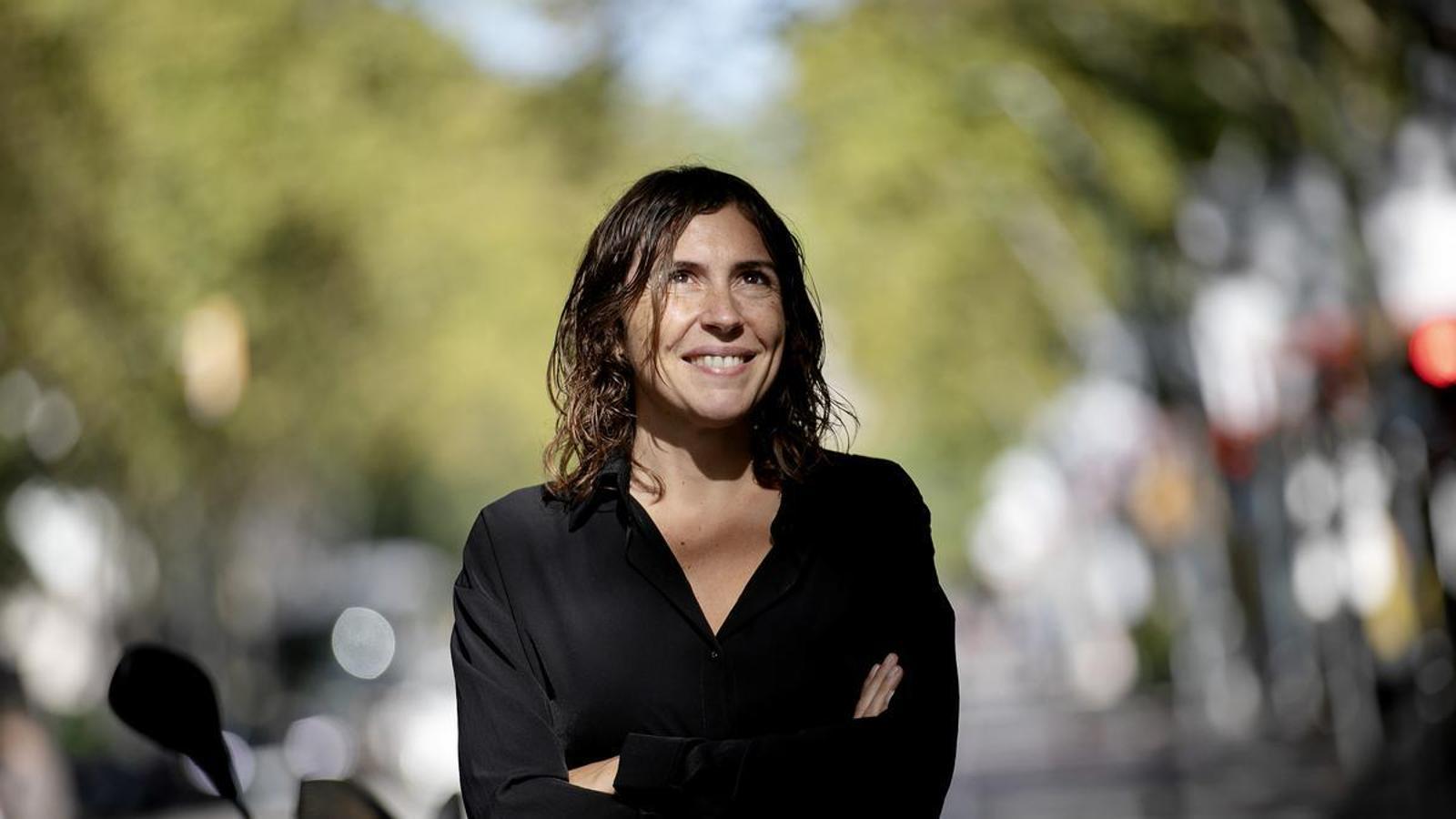 The writer Maria Climent photographed in Barcelona.