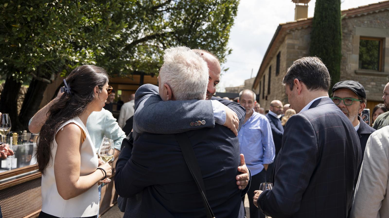 Pau Santamaria, hijo de Santi Santamaria, y Ferran Adrià.