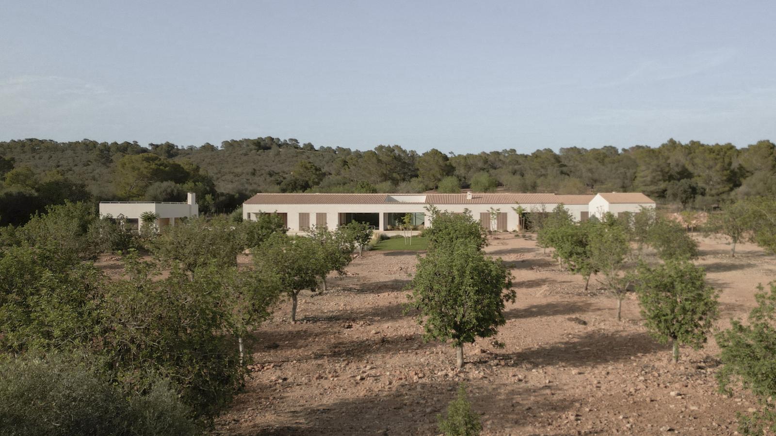 Vista del exterior de la casa