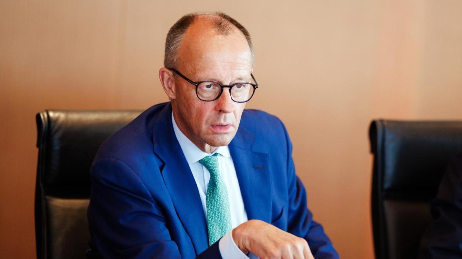 German Chancellor Friedrich Merz in Berlin this Wednesday.
