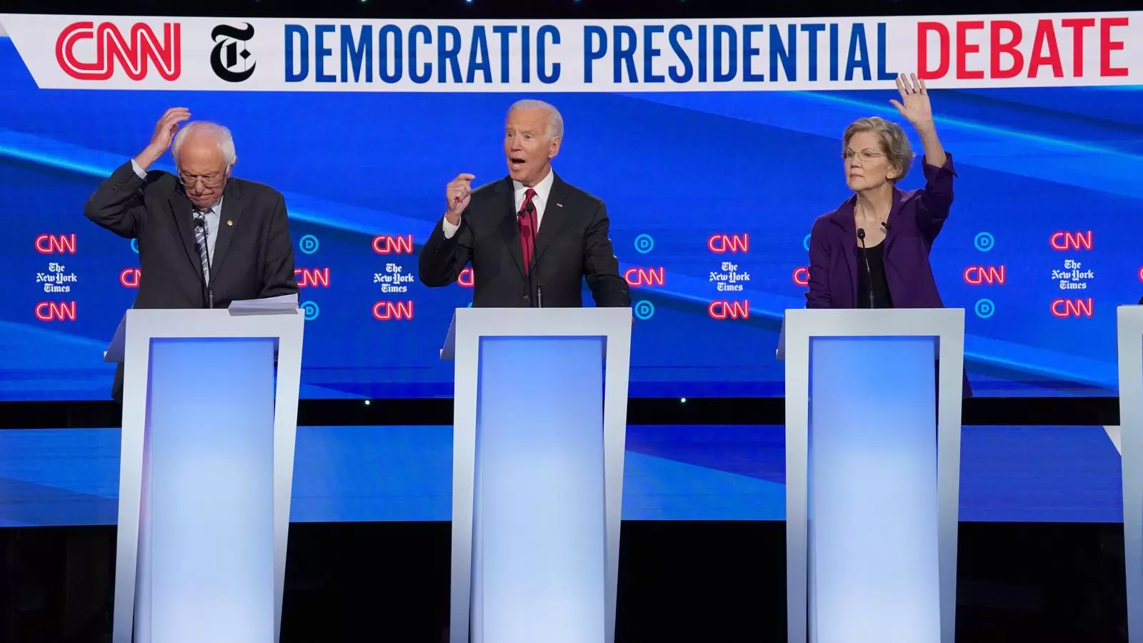 Tots contra Elisabeth Warren en el nou debat dels demòcrates dels EUA