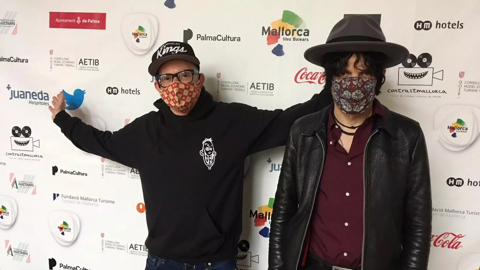 D'Estats Units a Mallorca: els virtuosos guitarristes de rock Jesse Malin i Greg Hetson arriben a Ciutat