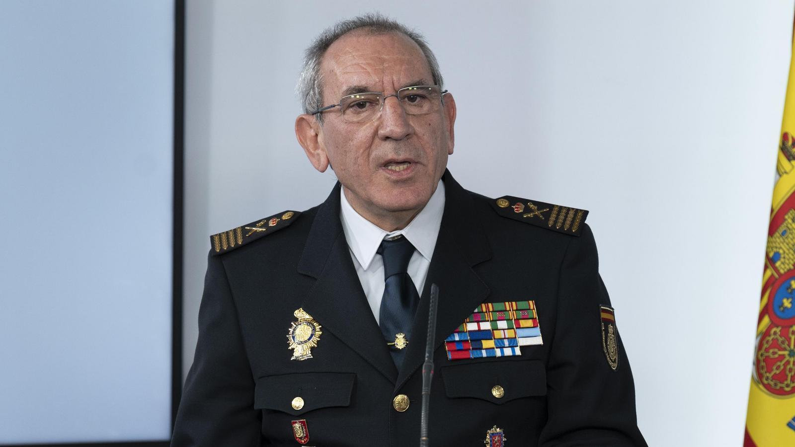 El DAO de la policía nacional, José Ángel González, en una imagen de archivo de abril de 2020.
