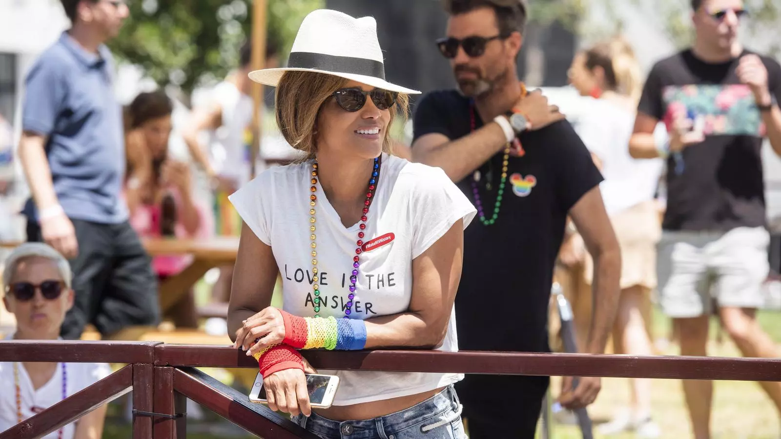 Imatge del 9 de Juny del 2019 de Halle Berry a la Pride Parade de Hollywood
