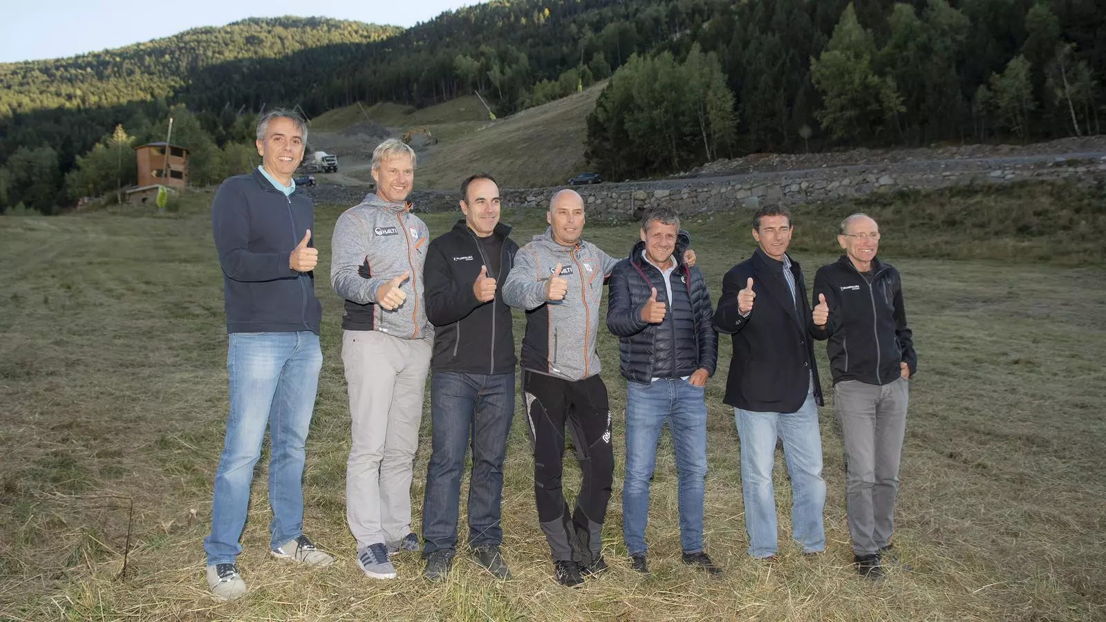 Els responsables de la FIS i de l'organització de les finals de la Copa del Món 2019. / GRANDVALIRA
