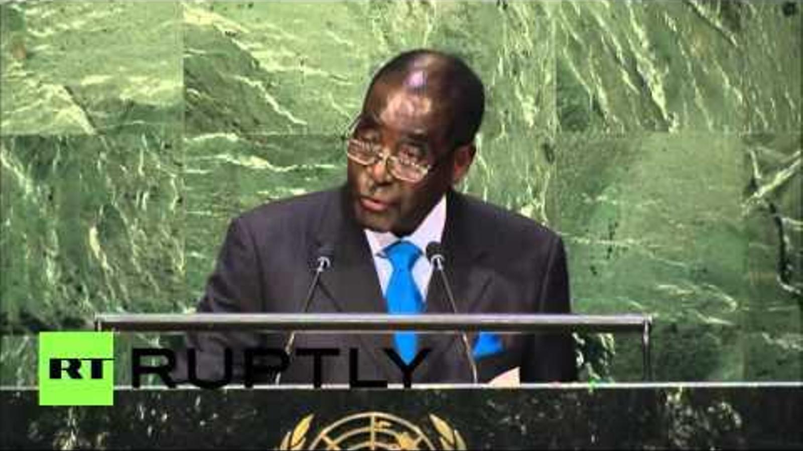 Robert Mugabe a l'ONU