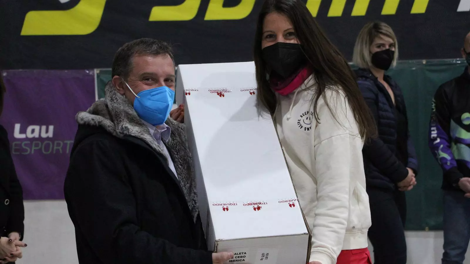 Una de les participants premiades.