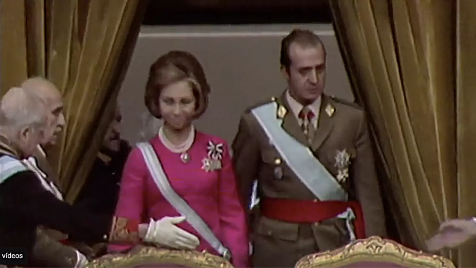 Els reis Sofia i Joan Carles I