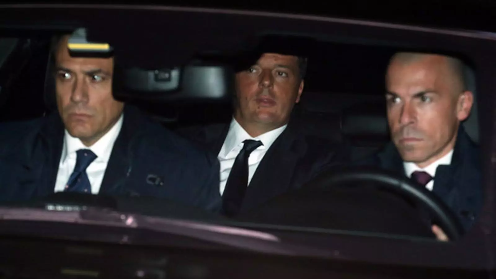 Renzi, dimecres, camí del Palau del Quirinal.