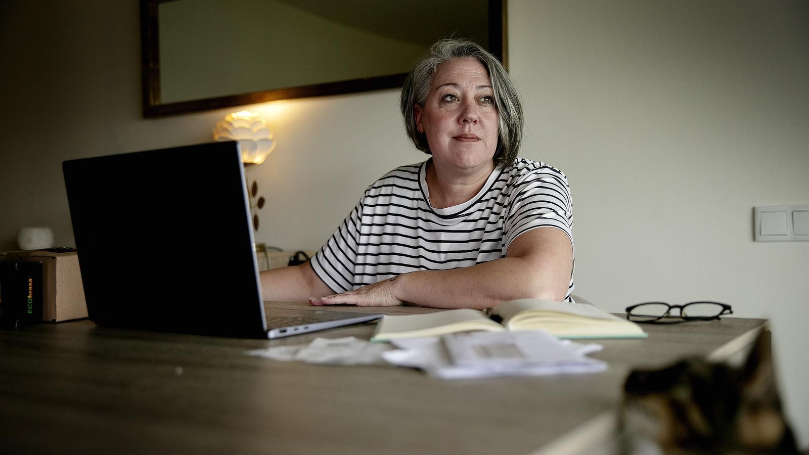 Lisa Manresa, a resident of Tordera who has been exonerated of a debt of 208,000 euros through the second chance mechanism.
