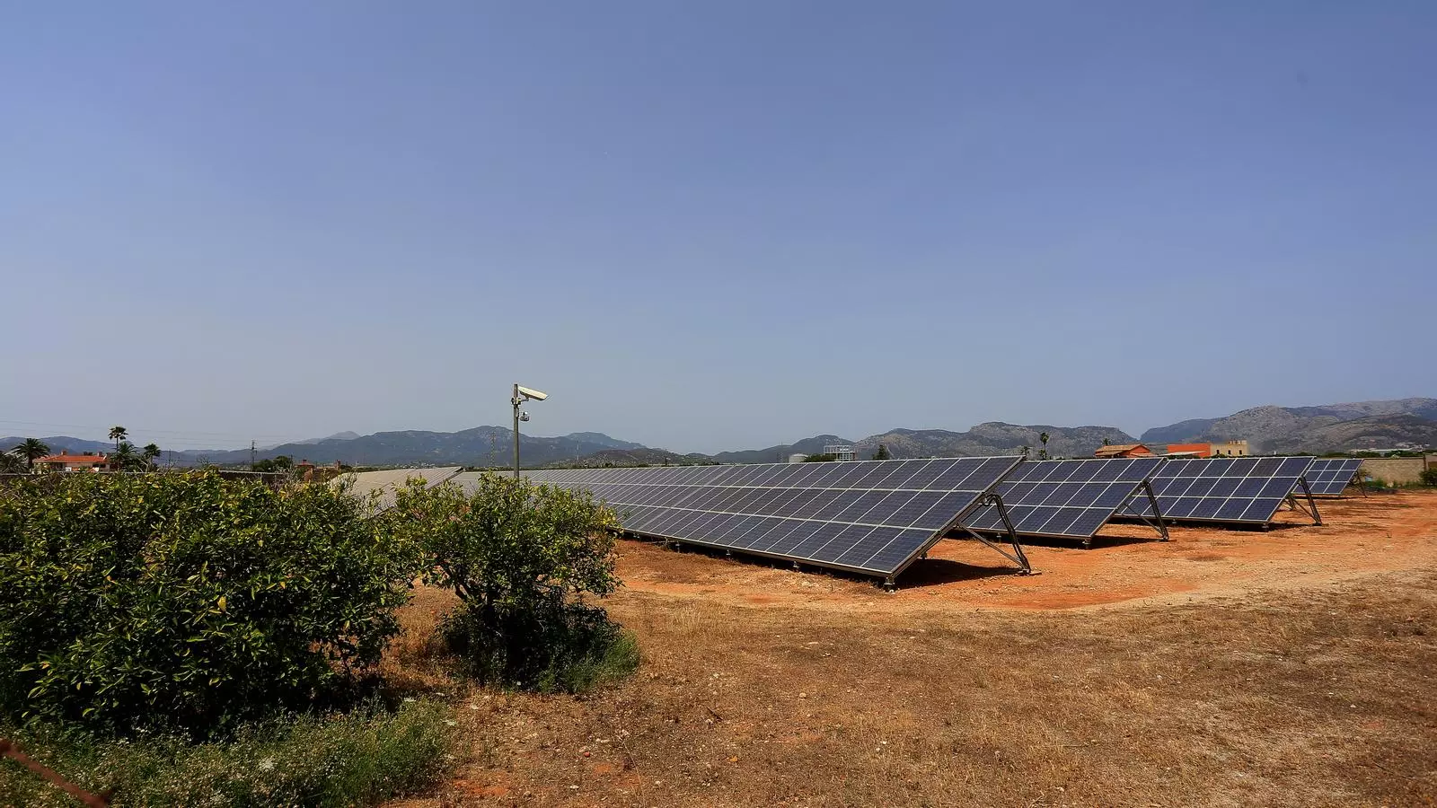 Un parc fotovoltaic de Mallorca.