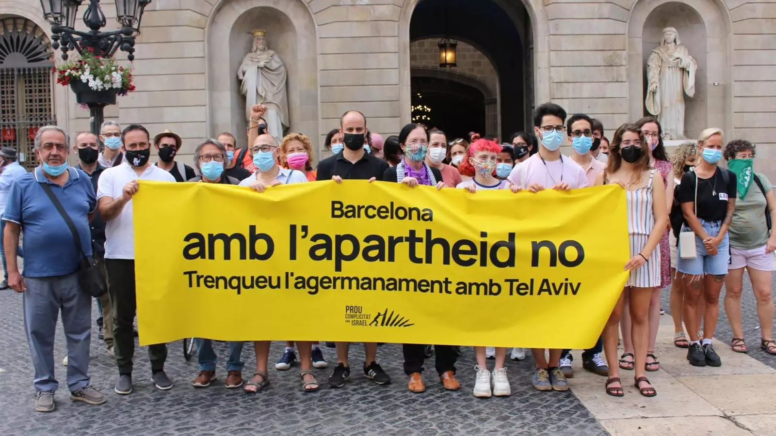 Entitats de Barcelona reclamen trencar l'agermanament amb Tel Aviv
