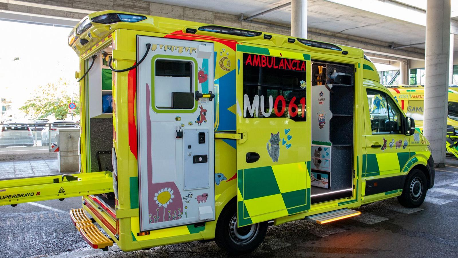 La nova ambulància de transport pediàtric urgent