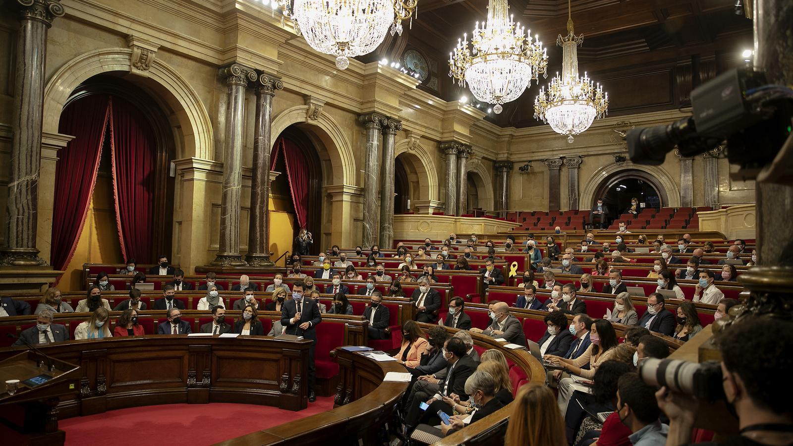 Ple del Parlament.