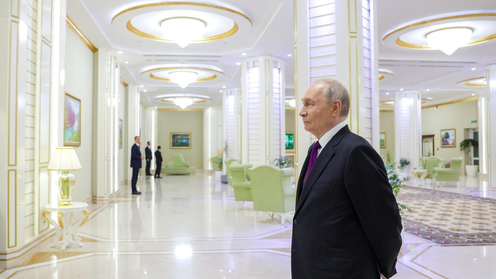 Vladimir Putin on a recent visit to Turkmenistan.