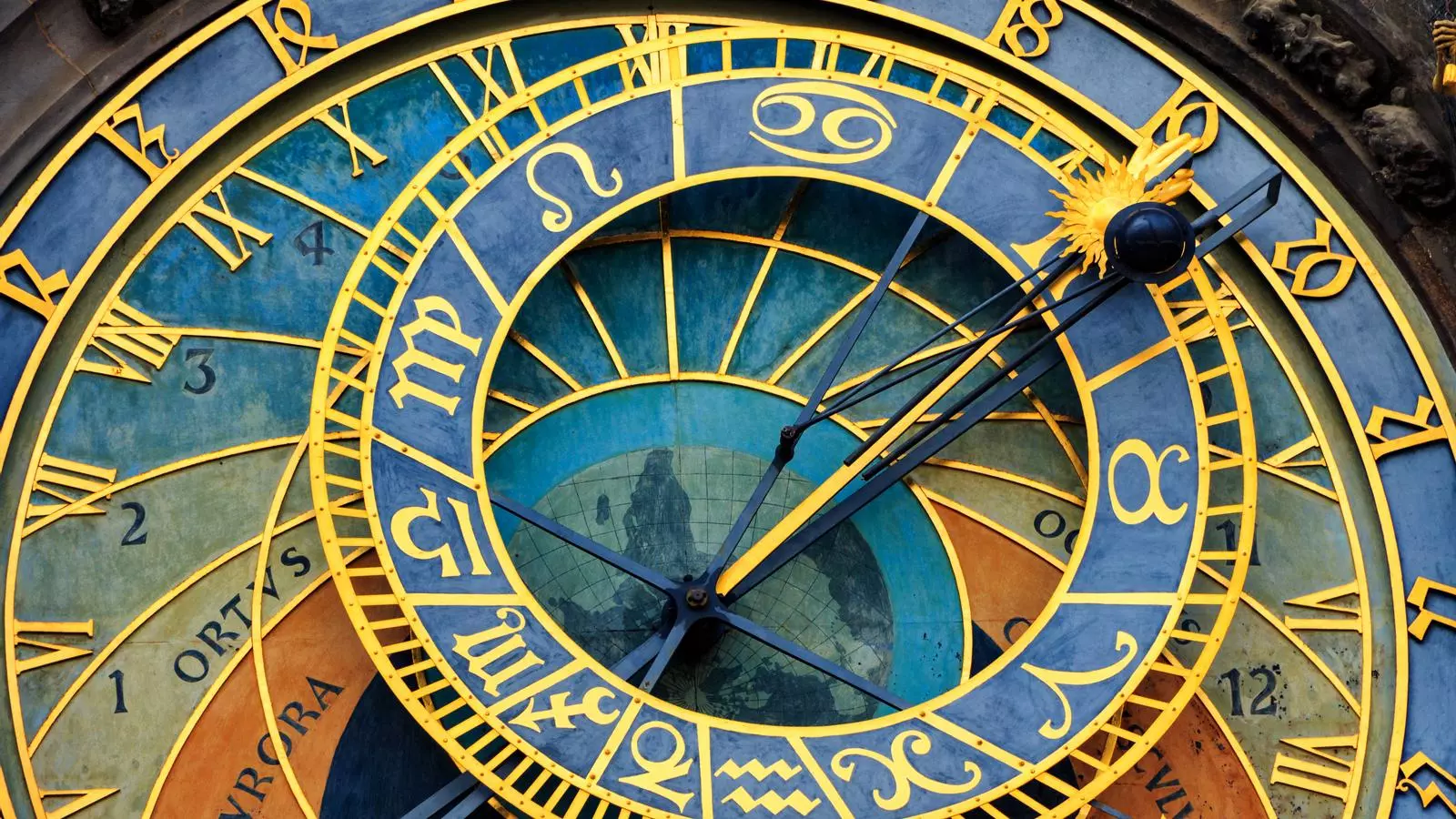 Rellotge astronómico en Praga.