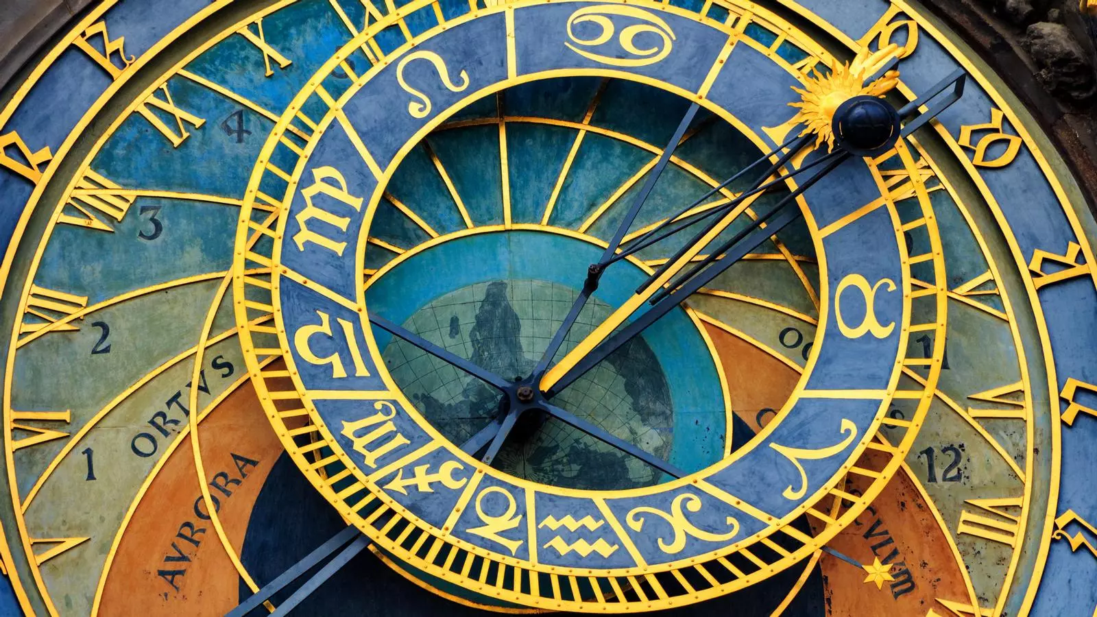 Rellotge astronòmic a Praga.