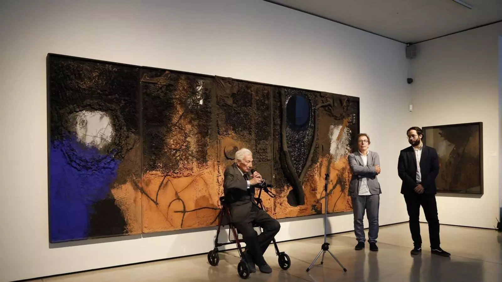 Antoni Vila Casas, Àlex Susanna i Bernat Puigdollers al Museu Can Framis.