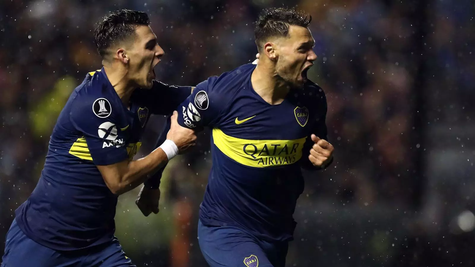 Zarate celebrant un gol del Boca contra el Libertad del Paraguai ara fa una setmana.