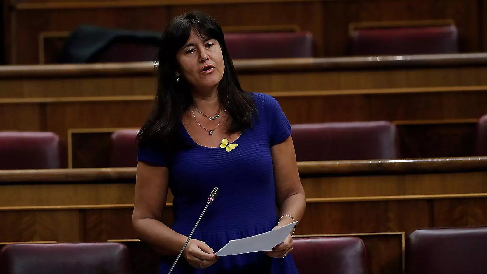 La portaveu de JxCat al Congrés, Laura Borràs, en una intervenció.