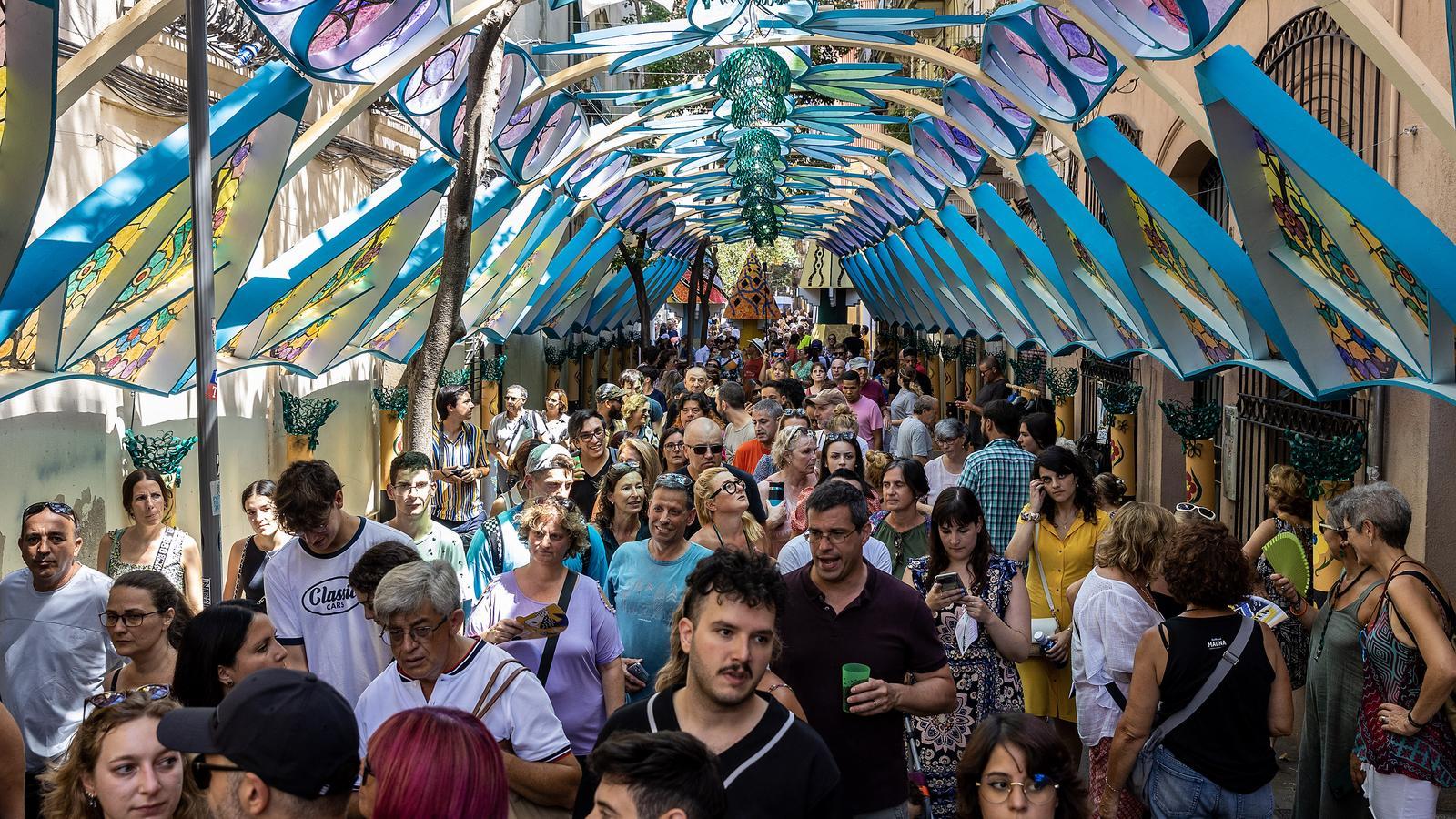 The Gràcia festivals, in an archive image.