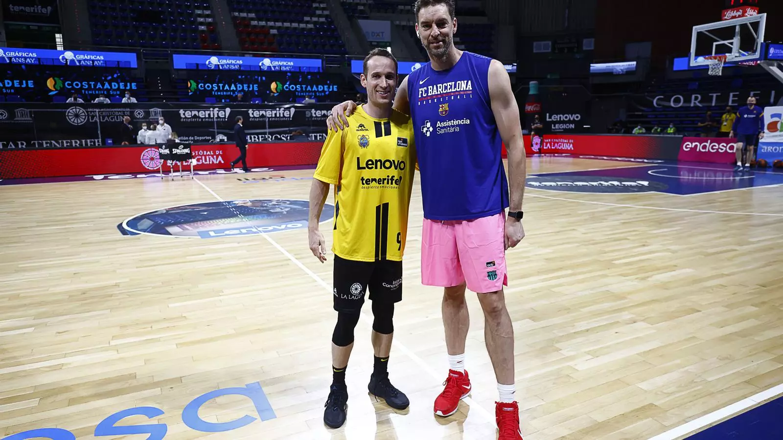 Marcelinho Huertas i Pau Gasol