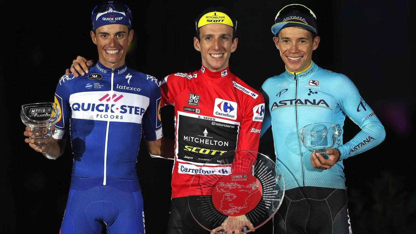Enric Mas, Simon Yates i Miguel Ángel López