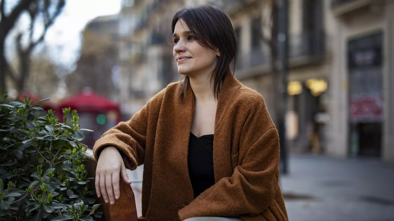 L'escriptora Alba Dalmau, la setmana passada a Barcelona